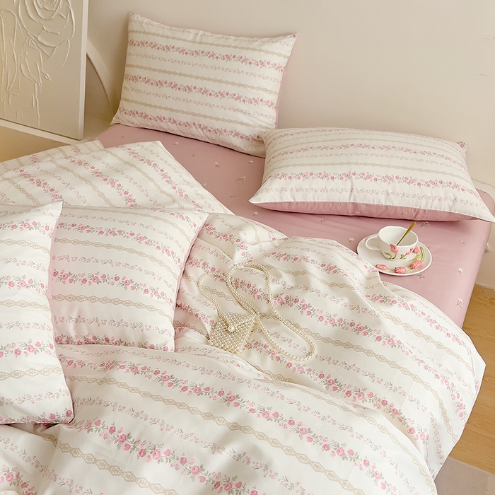 91家纺网 家纺一手货源 找家纺 DoDo 兜兜 【 可定制尺寸】2026新款全棉40支13372印花单被套 黛茜