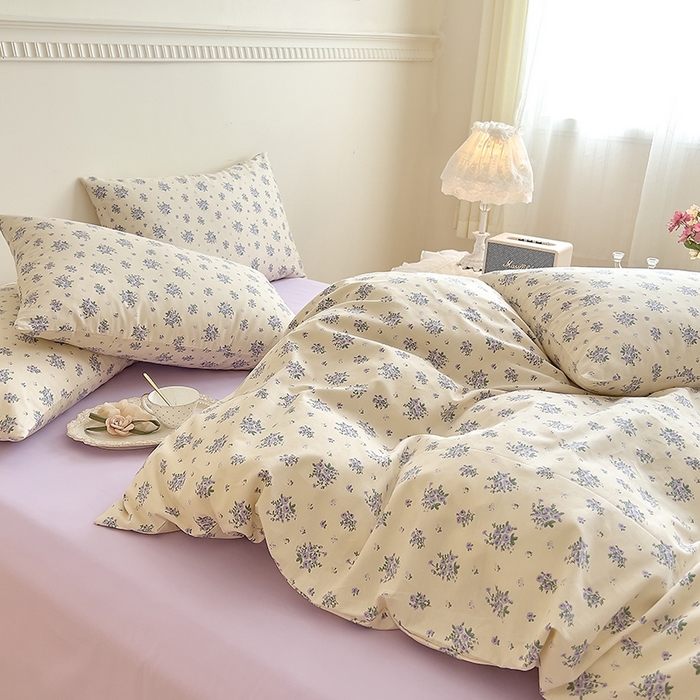 91家纺网 家纺一手货源 找家纺 DoDo 兜兜 【 可定制尺寸】2026新款全棉40支13372印花单被套 夕颜