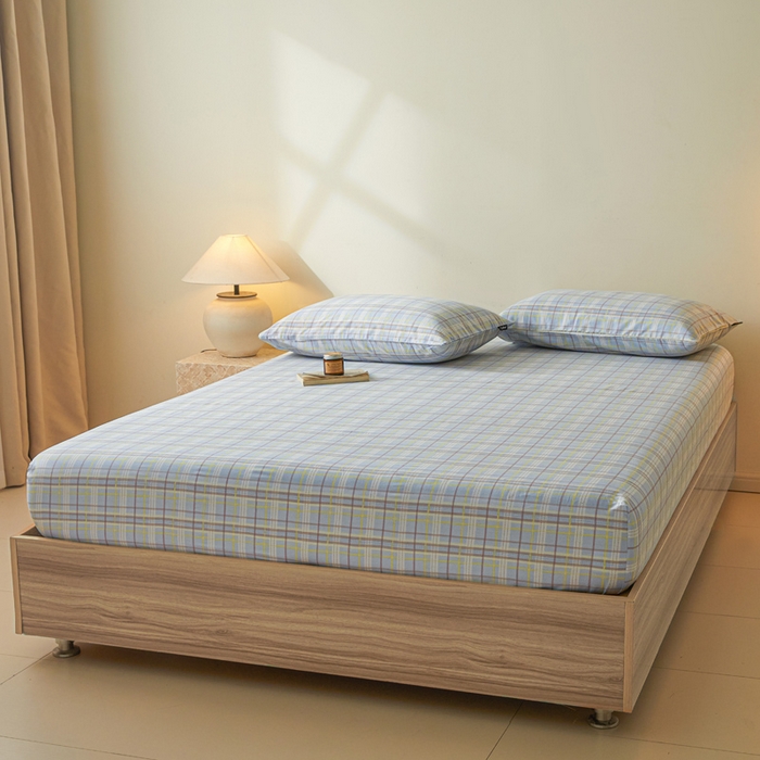 91家纺网 家纺一手货源 找家纺 涵宸家纺 2025新款全棉印花良品系列床笠 床笠-罗宾