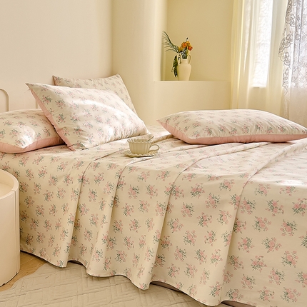 DoDo 兜兜 【 可定制尺寸】2025新款全棉40支13372印花单床单 唯美