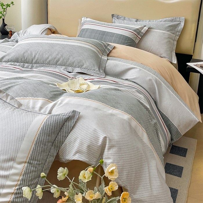 91家纺网 家纺一手货源 找家纺 帛美 2025新款13376全棉纯棉印花四件套-提供买家秀 梦彩