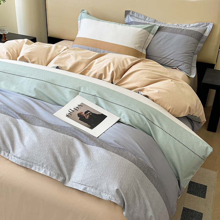 91家纺网 家纺一手货源 找家纺 帛美 2025新款13376全棉纯棉印花四件套-提供买家秀 悠梦