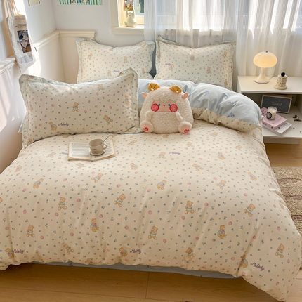 91家纺网 家纺一手货源 找家纺 （总）涵宸家纺 2025新款全棉印花四件套总花型