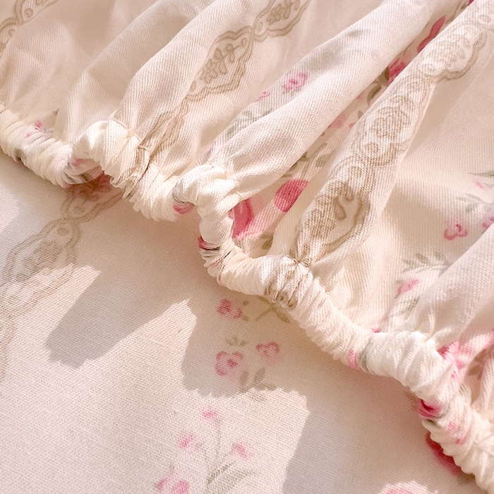 91家纺网 家纺一手货源 找家纺 DoDo 兜兜 【 可定制尺寸】2025新款全棉40支13372印花单床笠 黛茜