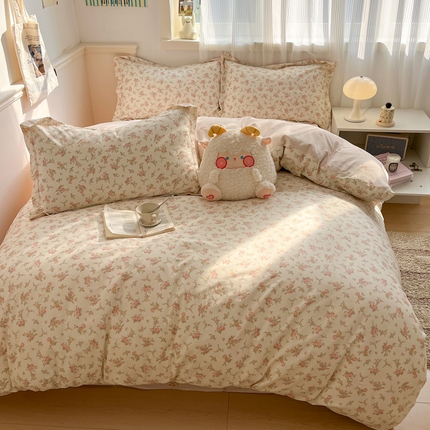 91家纺网 家纺一手货源 找家纺 （总）涵宸家纺 2025新款全棉印花四件套总花型