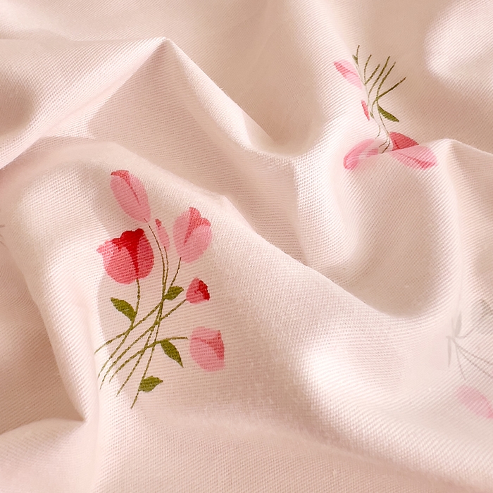 91家纺网 家纺一手货源 找家纺 DoDo 兜兜 【 可定制尺寸】2025新款全棉40支13372印花单床单 情书