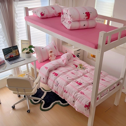 91家纺网 家纺一手货源 找家纺 （总）阿曼达 2025新款印花水洗m学生床单人四件套