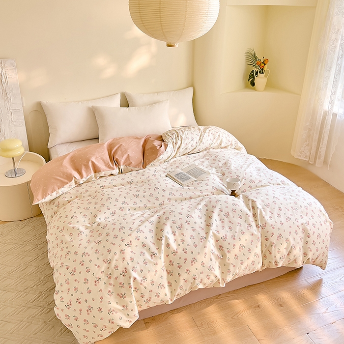 91家纺网 家纺一手货源 找家纺 DoDo 兜兜 【 可定制尺寸】2025新款全棉40支13372印花单被套 蕾拉