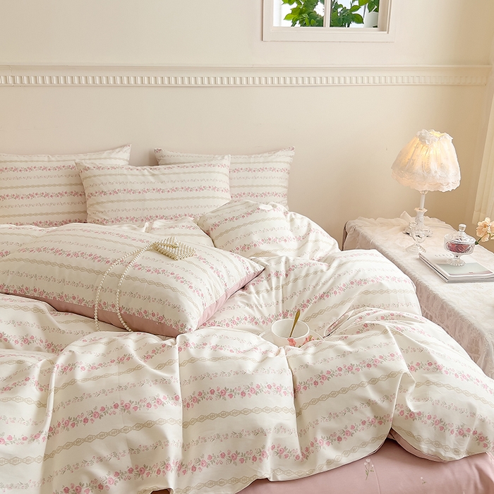 91家纺网 家纺一手货源 找家纺 DoDo 兜兜 【 可定制尺寸】2026新款全棉40支13372印花单被套 黛茜