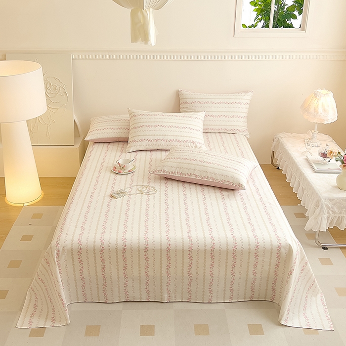 91家纺网 家纺一手货源 找家纺 DoDo 兜兜 【 可定制尺寸】2026新款全棉40支13372印花单床单 黛茜