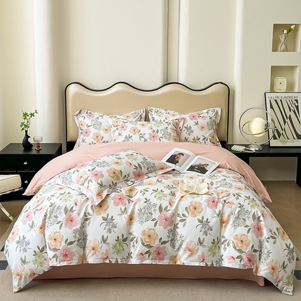 帛美 2025新款13376全棉纯棉印花四件套-提供买家秀 洵莎