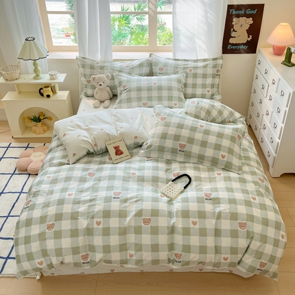 91家纺网 家纺一手货源 找家纺 （总）涵宸家纺 2025新款全棉印花四件套总花型