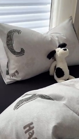 91家纺网 家纺一手货源 找家纺 阿曼达 2025新款印花水洗m学生床单人四件套 卡特