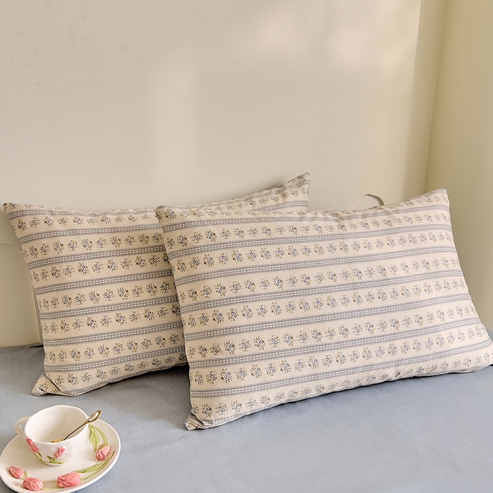 91家纺网 家纺一手货源 找家纺 DoDo 兜兜 【 可定制尺寸】2025新款全棉40支13372印花单床笠 晚风