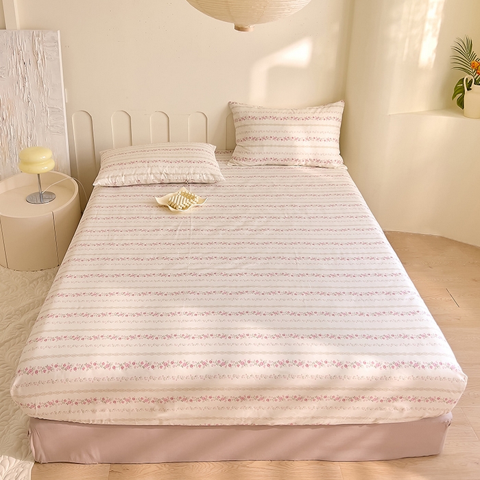 91家纺网 家纺一手货源 找家纺 DoDo 兜兜 【 可定制尺寸】2025新款全棉40支13372印花单床笠 黛茜