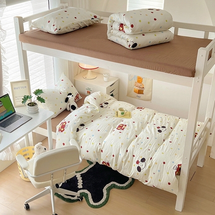 91家纺网 家纺一手货源 找家纺 （总）阿曼达 2025新款印花水洗m学生床单人四件套