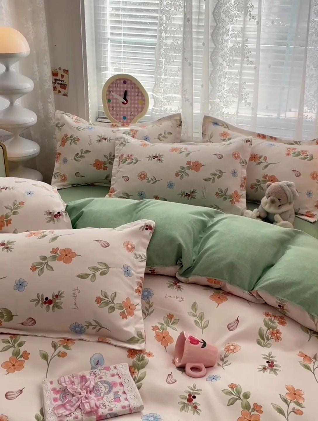 91家纺网 家纺一手货源 找家纺 世爵 2025新款磨毛印花单被套 春田花花