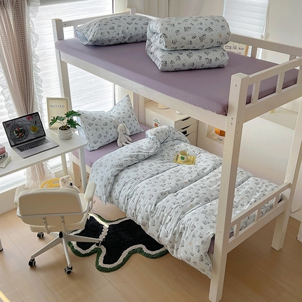 91家纺网 家纺一手货源 找家纺 （总）阿曼达 2025新款印花水洗m学生床单人四件套