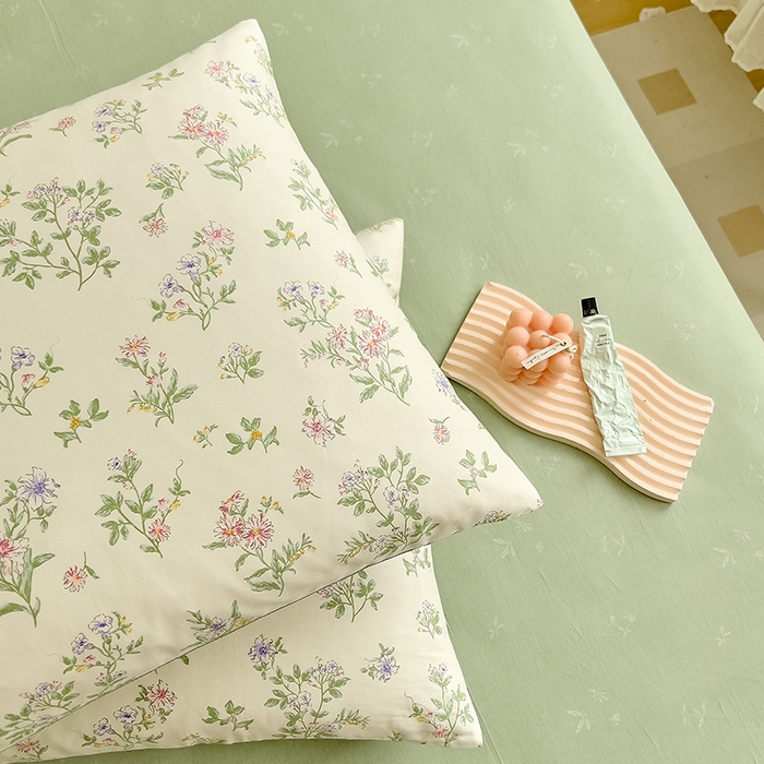 91家纺网 家纺一手货源 找家纺 DoDo 兜兜 【 可定制尺寸】2026新款全棉40支13372印花单枕套 等风来