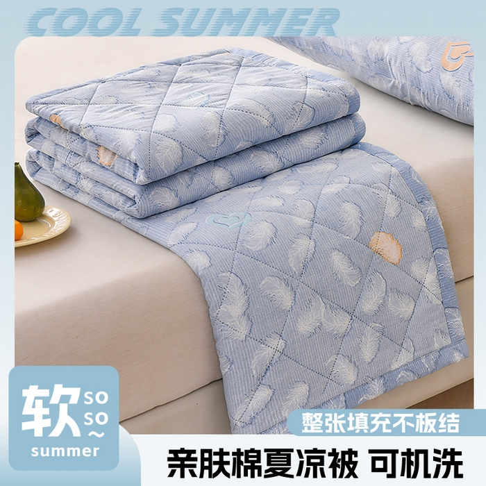 91家纺网 家纺一手货源 找家纺 （总）培童   2025新款超声波亲肤绒夏被夏凉被直播爆款超声波夏被空调被礼品被