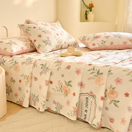 91家纺网 家纺一手货源 找家纺 （总）DoDo 兜兜 【 可定制尺寸】2025新款全棉40支13372印花单床单