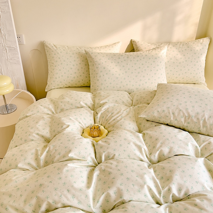 91家纺网 家纺一手货源 找家纺 DoDo 兜兜 【 可定制尺寸】2025新款全棉40支13372印花四件套 春风