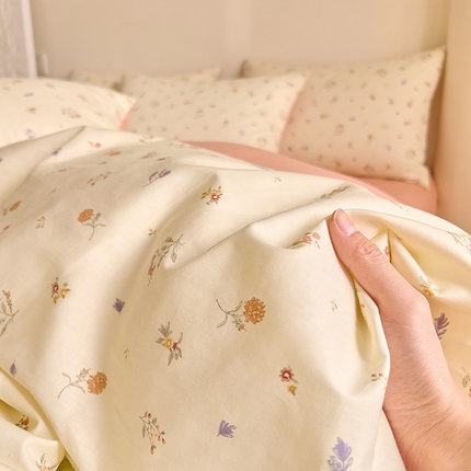 91家纺网 家纺一手货源 找家纺 （总）DoDo 兜兜 【 可定制尺寸】2025新款全棉40支13372印花单被套