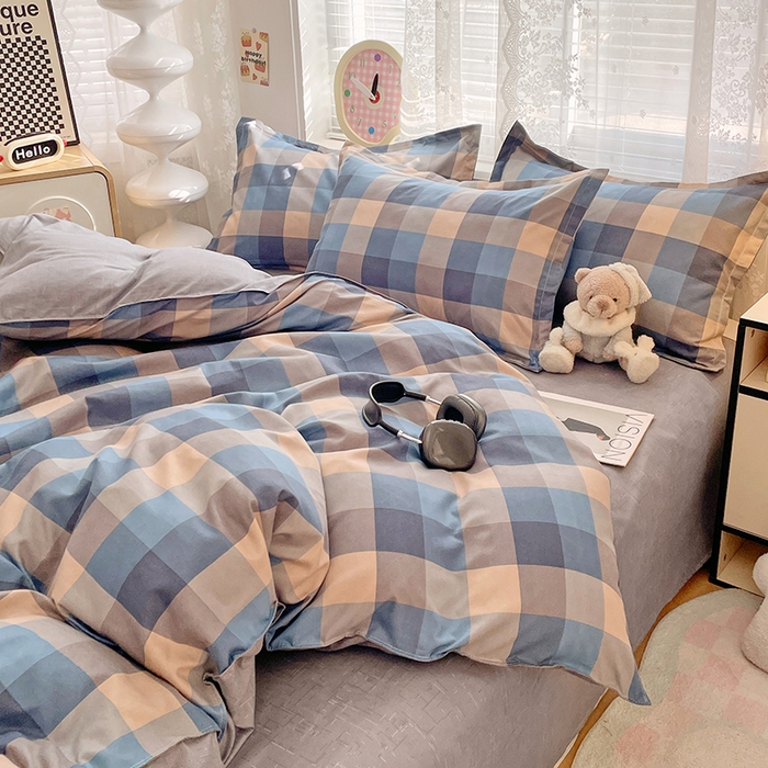 91家纺网 家纺一手货源 找家纺 世爵 2025新款磨毛印花单被套 千趣格