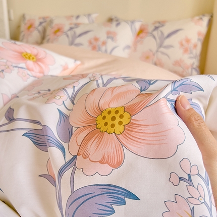 DoDo 兜兜 【 可定制尺寸】2025新款全棉40支13372印花单被套 木兰