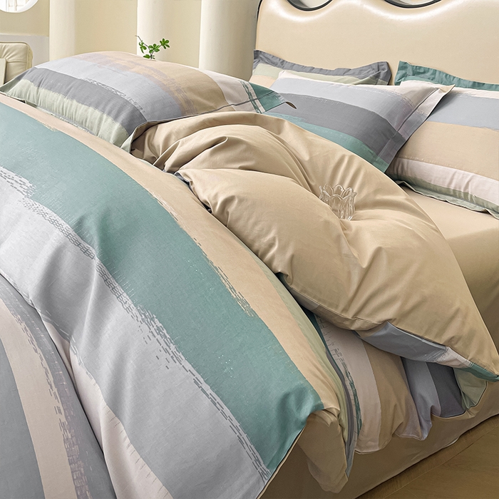 91家纺网 家纺一手货源 找家纺 帛美 2025新款13376全棉纯棉印花四件套-提供买家秀 约定