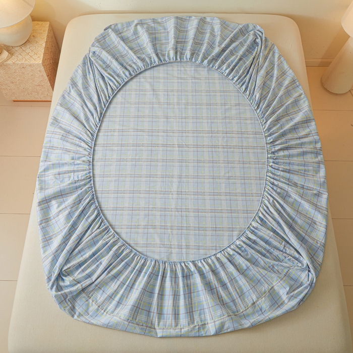 91家纺网 家纺一手货源 找家纺 涵宸家纺 2025新款全棉印花良品系列床笠 床笠-罗宾