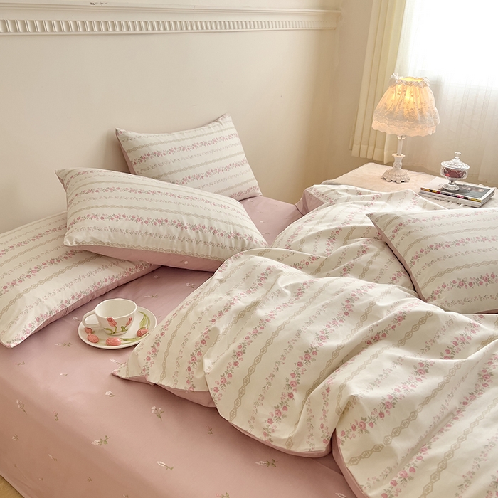 91家纺网 家纺一手货源 找家纺 DoDo 兜兜 【 可定制尺寸】2026新款全棉40支13372印花单被套 黛茜