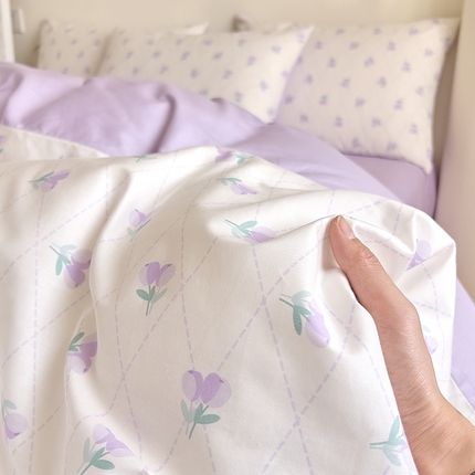 91家纺网 家纺一手货源 找家纺 （总）DoDo 兜兜 【 可定制尺寸】2025新款全棉40支13372印花单被套