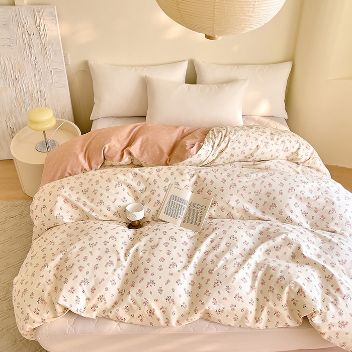 91家纺网 家纺一手货源 找家纺 DoDo 兜兜 【 可定制尺寸】2025新款全棉40支13372印花单被套 蕾拉