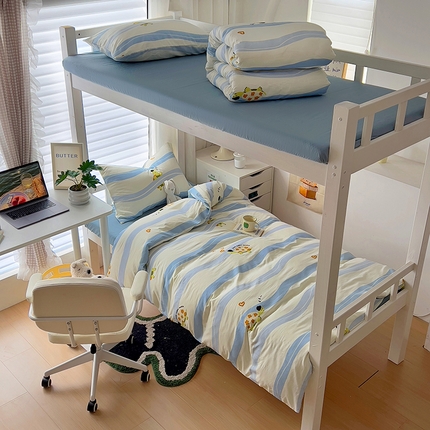 91家纺网 家纺一手货源 找家纺 （总）阿曼达 2025新款印花水洗m学生床单人四件套