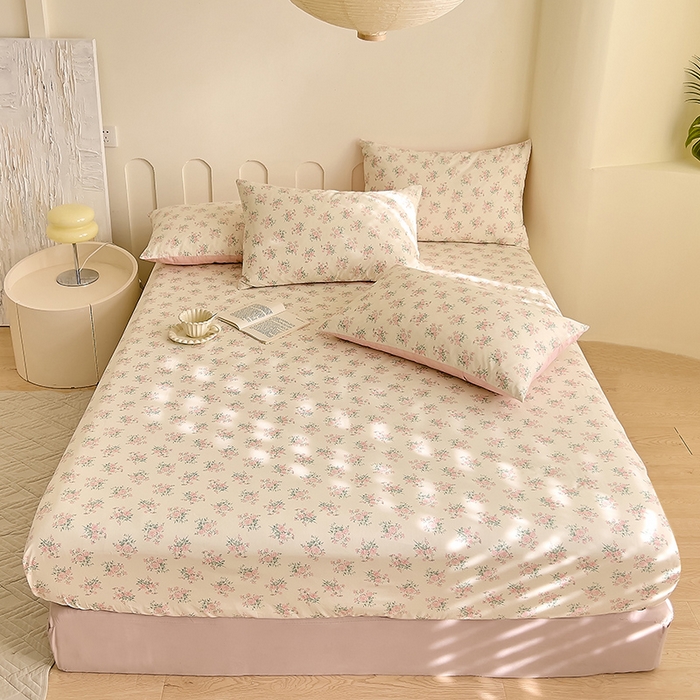 91家纺网 家纺一手货源 找家纺 DoDo 兜兜 【 可定制尺寸】2025新款全棉40支13372印花单床笠 唯美