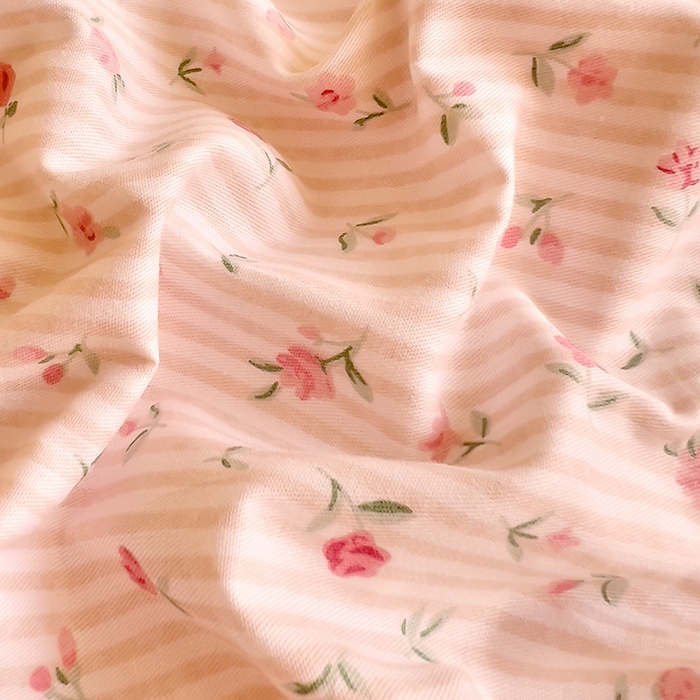 91家纺网 家纺一手货源 找家纺 DoDo 兜兜 【 可定制尺寸】2025新款全棉40支13372印花单枕套 红粉