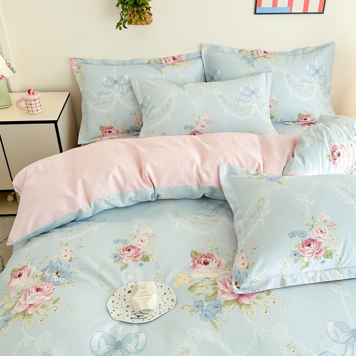 91家纺网 家纺一手货源 找家纺 （总）棉造家居 2025新款亲肤舒适全棉纯棉印花系列三件套四件套