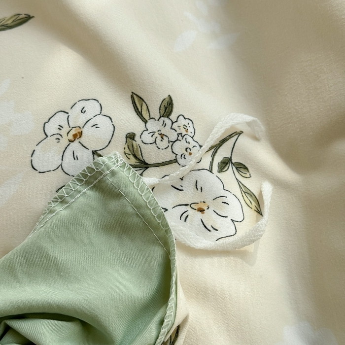 91家纺网 家纺一手货源 找家纺 赫然 2026新款水洗双层纱单品被套 醒春