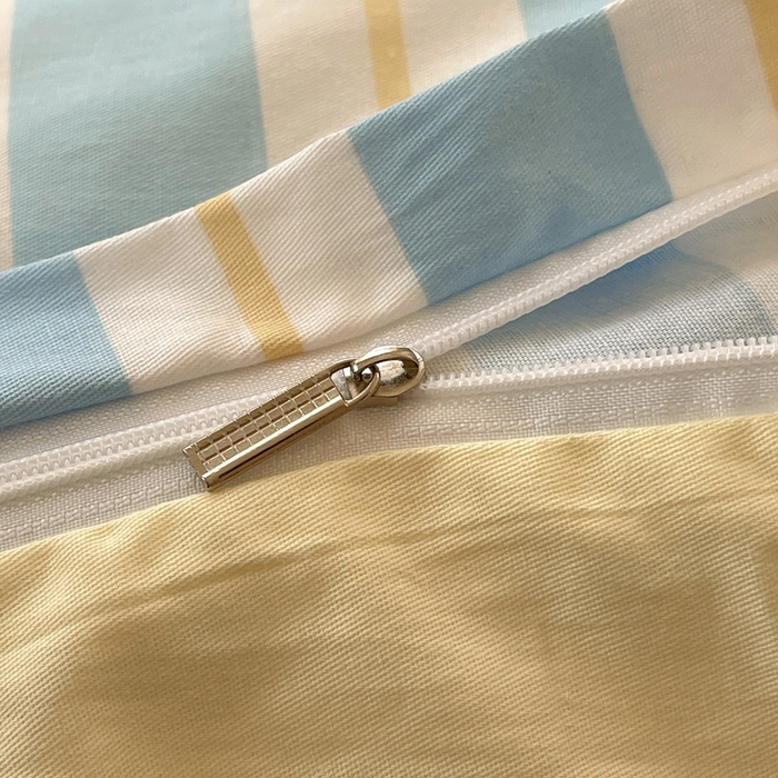 91家纺网 家纺一手货源 找家纺 美乐迪家纺 2025新款休闲风系列全棉毛巾绣四件套 派对猫咪