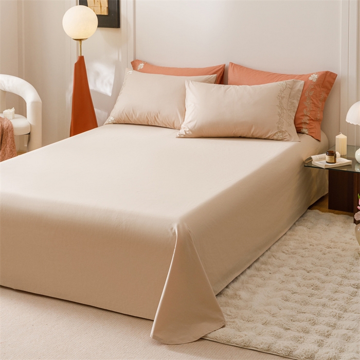 91家纺网 家纺一手货源 找家纺 艾莱家纺 2025新款A类精梳纯棉刺绣花四件套-赫柏 赫柏-花田米