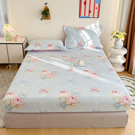 91家纺网 家纺一手货源 找家纺 （总）棉造家居 2025新款亲肤舒适全棉纯棉印花单床笠