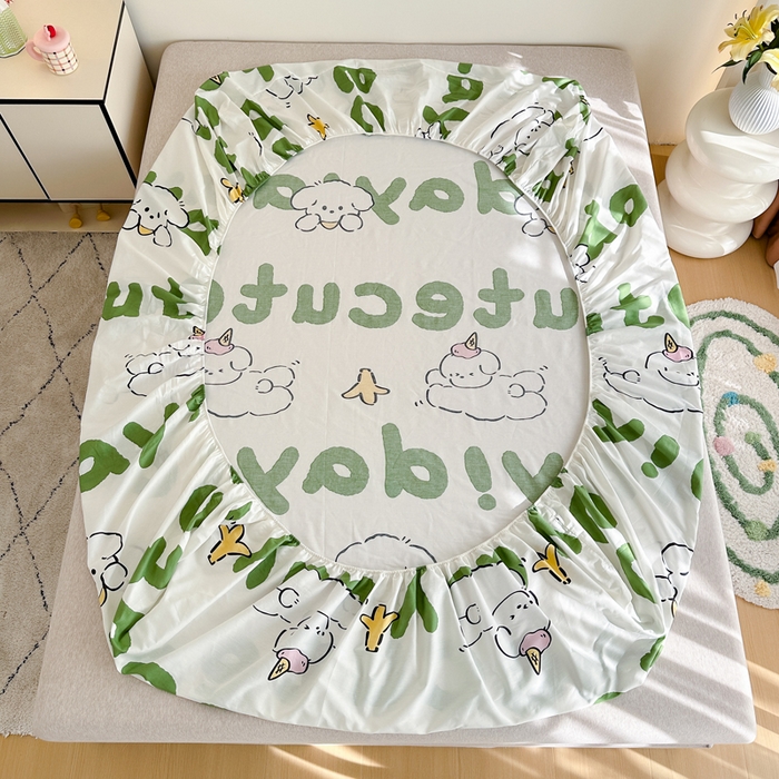 91家纺网 家纺一手货源 找家纺 （总）棉造家居 2025新款亲肤舒适全棉纯棉印花单床笠