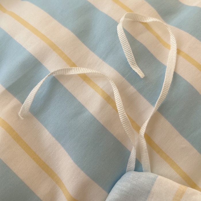 91家纺网 家纺一手货源 找家纺 美乐迪家纺 2025新款休闲风系列全棉毛巾绣四件套 派对猫咪