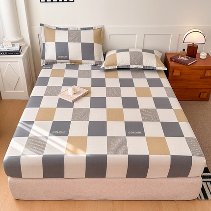 91家纺网 家纺一手货源 找家纺 （总）棉造家居 2025新款亲肤舒适全棉纯棉印花单床笠