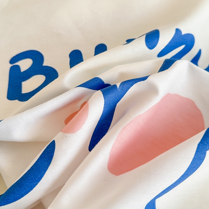 91家纺网 家纺一手货源 找家纺 棉造家居 2025新款全棉纯棉印花系列学生宿舍单被套 晴天小兔