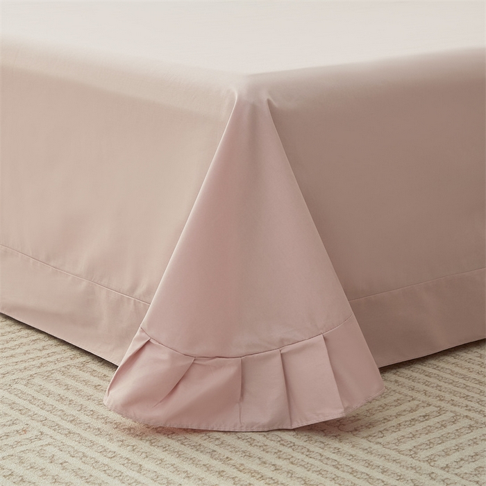 91家纺网 家纺一手货源 找家纺 曼秀琳 2025新款铂金棉数码印花四件套(全棉133*76) 黛墨清华-粉