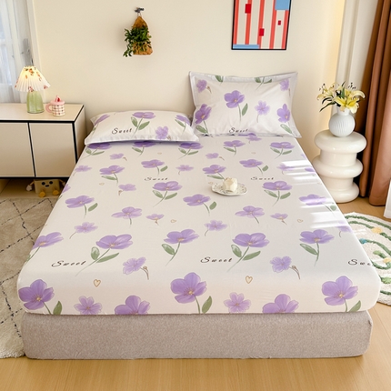 91家纺网 家纺一手货源 找家纺 （总）棉造家居 2025新款亲肤舒适全棉纯棉印花单床笠