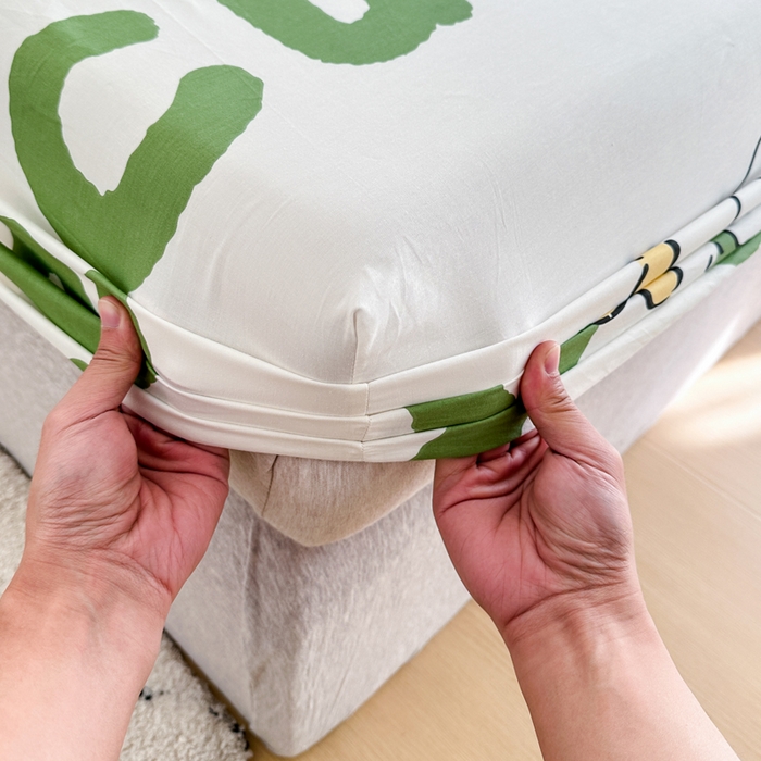 91家纺网 家纺一手货源 找家纺 （总）棉造家居 2025新款亲肤舒适全棉纯棉印花单床笠