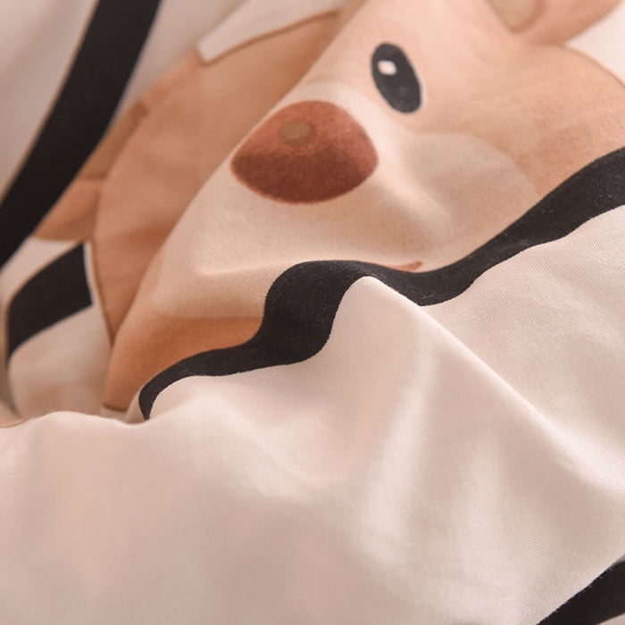 91家纺网 家纺一手货源 找家纺 云家 2025新款豆豆绒被子被芯夏凉被空调被四季被 欢乐小熊